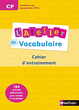 Broché L'atelier de vocabulaire CP, cycle 2 : cahier d'exercices de 