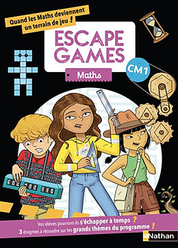 Broché Escape games maths CM1 de 
