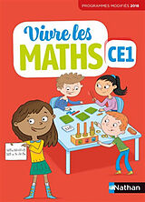 Broché Vivre les maths CE1 : fichier élève de 