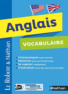 Broché Anglais : vocabulaire de 