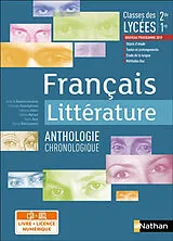 Broschiert Français littérature, anthologie chronologique : classes des lycées, 2de, 1re, nouveau programme 2019 : i-manuel 2.0,... von 