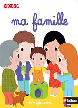 Couverture cartonnée Ma famille de Nathalie Choux