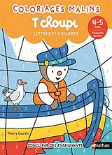Broschiert T'choupi, lettres et nombres, 4-5 ans, moyenne section von Thierry Courtin