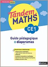 Broschiert Tandem, maths CE1 : guide pédagogique + diaporamas : programme 2025 von Stephanie ; Lobry, Vincent ; Cortay, Caro Collomb