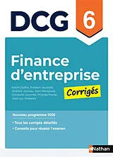 Broschiert Finance d'entreprise, DCG 6 : corrigés : nouveau programme 2026 von Karim ; Pomar, Priscilla ; Lecomte, Chris Djeffal
