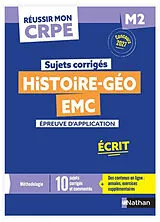 Broschiert Sujets corrigés histoire, géo, EMC : épreuve d'application, écrit M2 : concours 2027 von Severine ; Lecardonnel, Leo ; Leroux, Fix-Lemaire