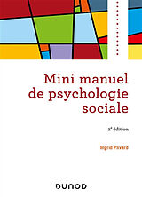 Broché Mini manuel de psychologie sociale de Ingrid Plivard