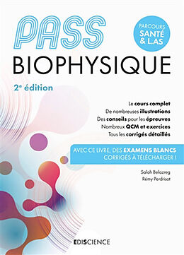 Broché Biophysique, Pass : parcours santé & L.AS de Salah; Perdrisot, Rémy Belazreg