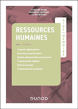 Broschiert Ressources humaines von Caroline; Baudoin, Emmanuel; Berthet, S. Diard