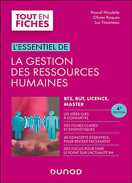 Broschiert L'essentiel de la gestion des ressources humaines : BTS, BUT, licence, master von Pascal; Roques, Olivier; Tironneau, Luc Moulette