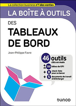 Broché La boîte à outils des tableaux de bord de Favre