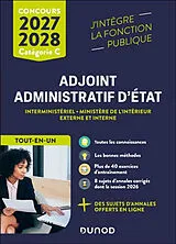 Broschiert Adjoint administratif d'Etat : externe et interne, tout-en-un : concours catégorie C, 2027-2028 von Beyssade+charmont et