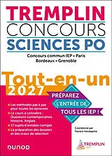Broschiert Tremplin concours Sciences Po : concours commun IEP, Paris, Bordeaux, Grenoble : tout-en-un 2027 von Vandepitte+guigo et