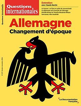  Questions internationales. Allemagne : changement d'époque von MIARD-DELACROIX