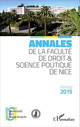 eBook (pdf) Annales de la faculté de droit et science politique de Nice de Collectif Collectif