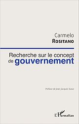 eBook (pdf) Recherche sur le concept de gouvernement de Rositano Carmelo Rositano