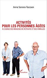 eBook (pdf) Activités pour les personnes âgées de Serrero-Taccoen Anne Serrero-Taccoen