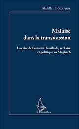 eBook (pdf) Malaise dans la transmission de Bounfour Abdellah Bounfour