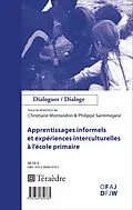 E-Book (pdf) Apprentissages informels et expériences interculturelles à l'école primaire von Montandon Christiane Montandon