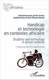 eBook (pdf) Handicap et technologie en contextes africains de de Coster Jori de Coster