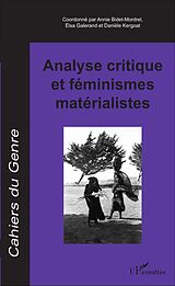 eBook (pdf) Analyse critique et féminismes matérialistes de Bidet-Mordrel Annie Bidet-Mordrel