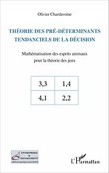 eBook (pdf) Théorie des pré-déterminants tendanciels de la décision de Chardavoine Olivier Chardavoine