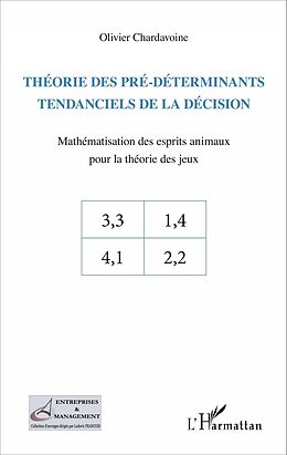 eBook (pdf) Théorie des pré-déterminants tendanciels de la décision de Chardavoine Olivier Chardavoine