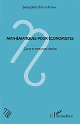 eBook (pdf) Mathématiques pour économistes de Bofoya Komba Beaujolais Bofoya Komba