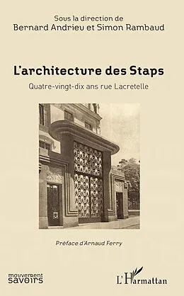 E-Book (pdf) L'Architecture des Staps von Andrieu Bernard Andrieu