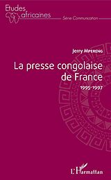 eBook (pdf) La presse congolaise de France 1995-1997 de Mpereng Jerry Mpereng