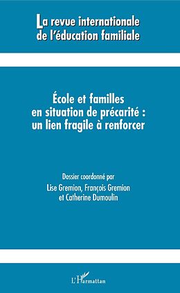 eBook (pdf) Ecole et familles en situation de précarité : un lien fragile à renforcer de Francis Veronique Francis