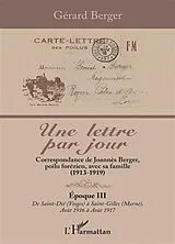 Kartonierter Einband Une lettre par jour von Gérard Berger