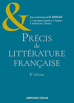 Broché Précis de littérature française de 