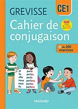 Broschiert Cahier de conjugaison Grevisse CE1 : + de 200 exercices von Bertrand Chrystele