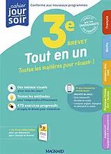 Broschiert Tout en un brevet, 3e : toutes les matières pour réussir ! : conforme aux nouveaux programmes von YAO/BENITAH/DABOVAL