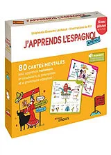 Broschiert J'apprends l'espagnol autrement : niveau débutant : 80 cartes mentales pour apprendre facilement la grammaire, la con... von Filf