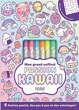 Broché Mon grand coffret passion kawaii de 