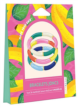 Broché Bracelets joncs : tout le matériel pour réaliser 3 modèles de 