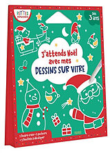 Broschiert J'attends Noël avec mes dessins sur vitre : dès 3 ans von Isabelle Jacqué