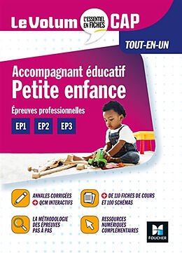 Broché Accompagnant éducatif petite enfance CAP : épreuves professionnelles EP1, EP2, EP3 : tout-en-un de 