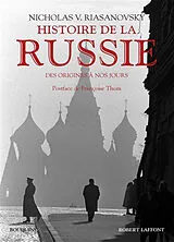 Broschiert Histoire de la Russie : des origines à nos jours von Nicholas V. Riasanovsky