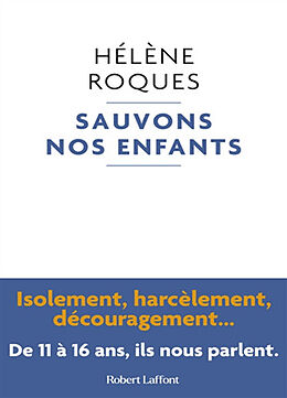 Broché Sauvons nos enfants de Hélène Roques