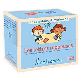 Coffret Mes cahiers d'écriture : lettres rugueuses Montessori de Samirra Trari