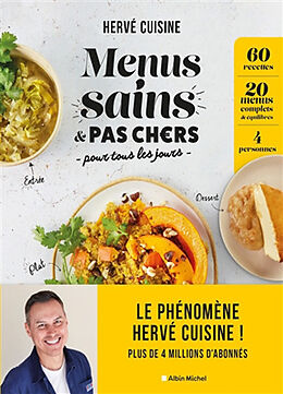 Broché Menus sains & pas chers pour tous les jours de Hervé Palmieri