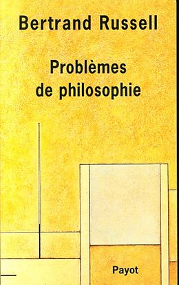 Broché Problèmes de philosophie de Bertrand Russell