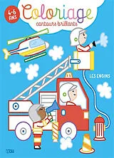Broschiert Les engins : coloriage contours brillants : 4-6 ans von Mélanie Grandgirard