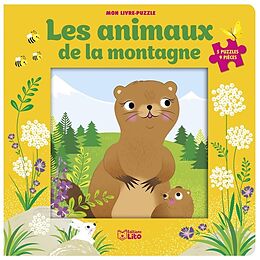 Couverture cartonnée LIVRE PUZZLE 9P ANIMAUX MONTAG de 