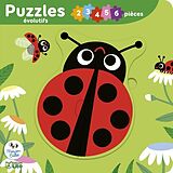 Broché Puzzles Evolutifs Anim Jardin de 