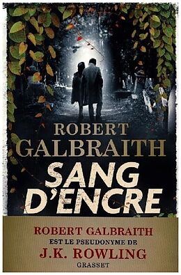 Kartonierter Einband Sang d'encre von Robert Galbraith