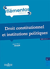 Broché Droit constitutionnel et institutions politiques de Jean-Paul Jacqué